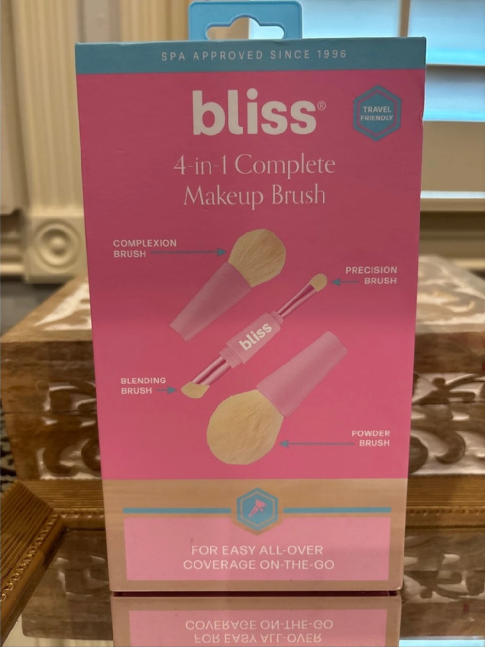 Bliss 4-in-1 Complete Makeup Brush - Pink